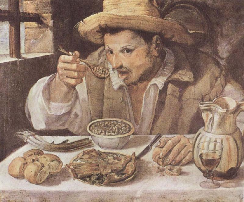 Annibale Carracci The Bean Eater Sweden oil painting art